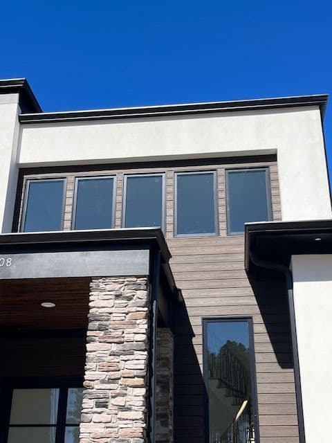Triangle Superior project — exterior wall and stucco system